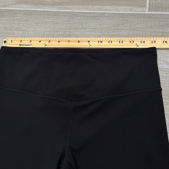 Athleta Limited Edition Velvet Rose Powervita 7/8 Tight Leggings in Black Size L - Picture 12 of 16